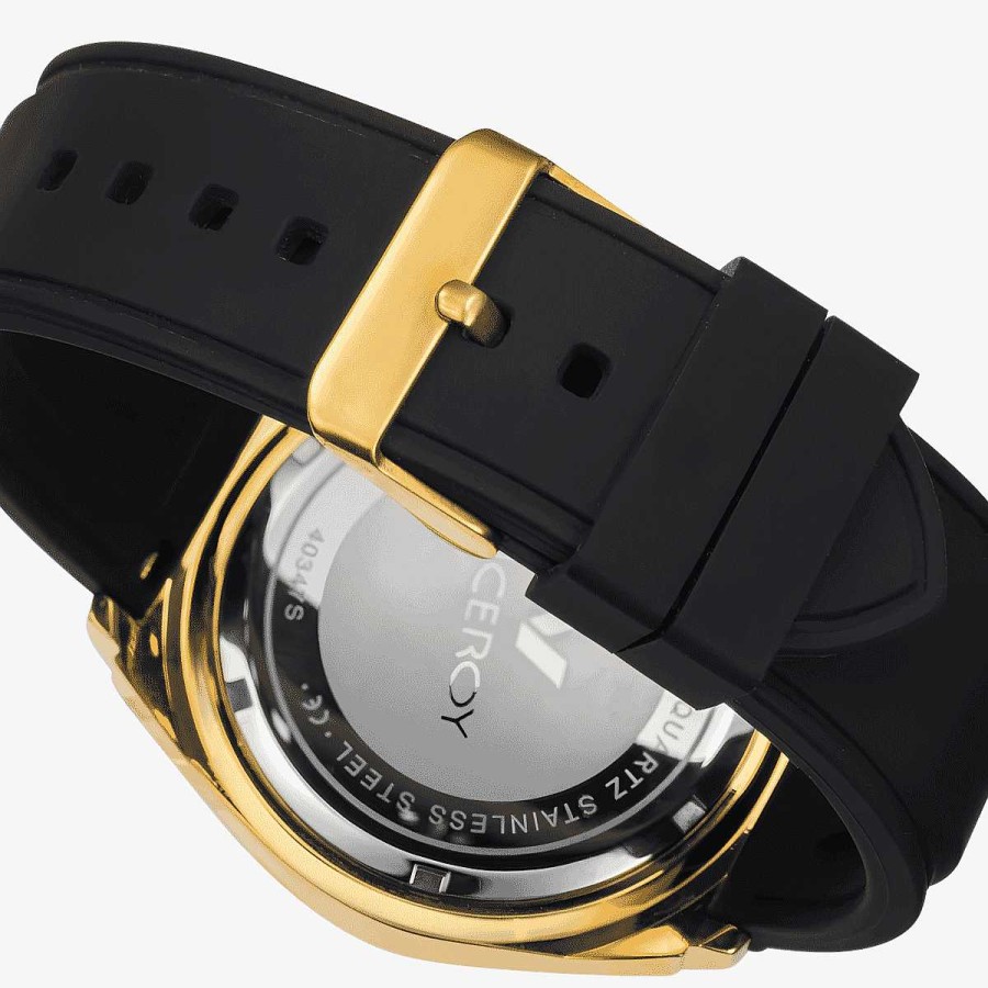 Relojes Viceroy  | Reloj Viceroy Magnum, Multifunci N, Brazalete Silicona Negra, Esfea Negra