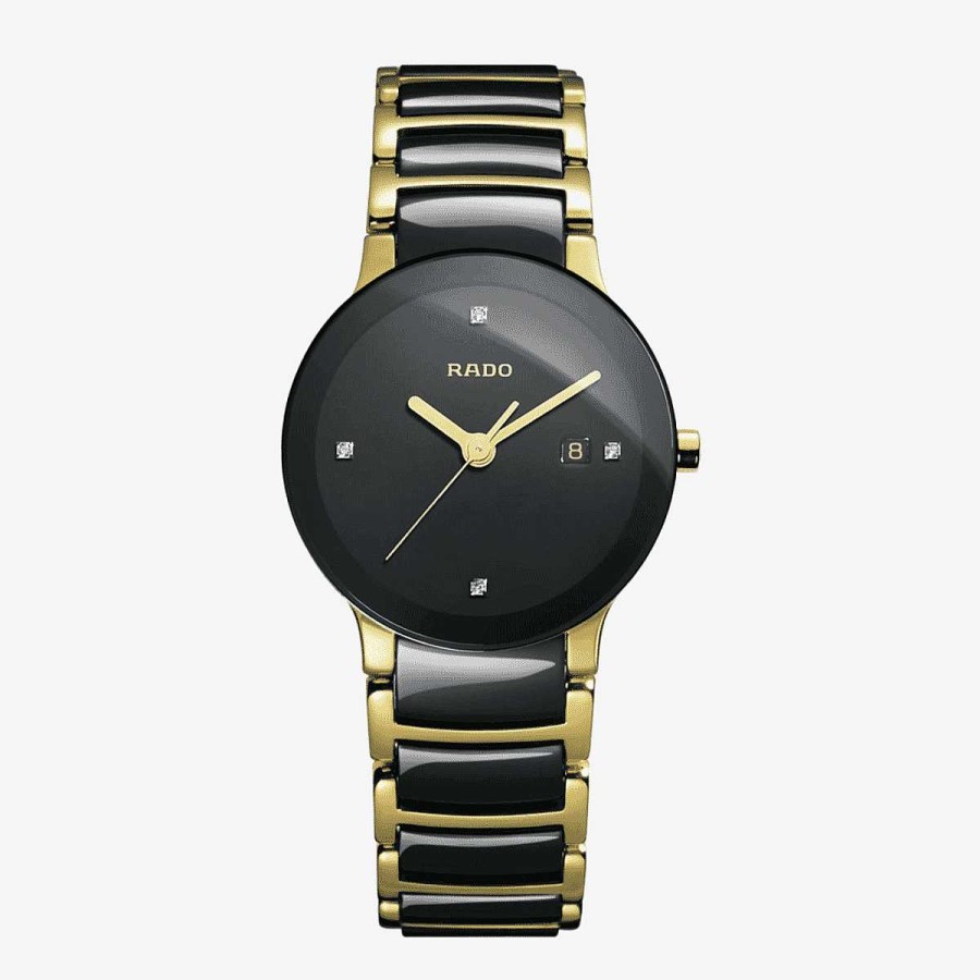 Relojes Rado  | Reloj Rado Centrix Diamonds Dorado 28 Mm