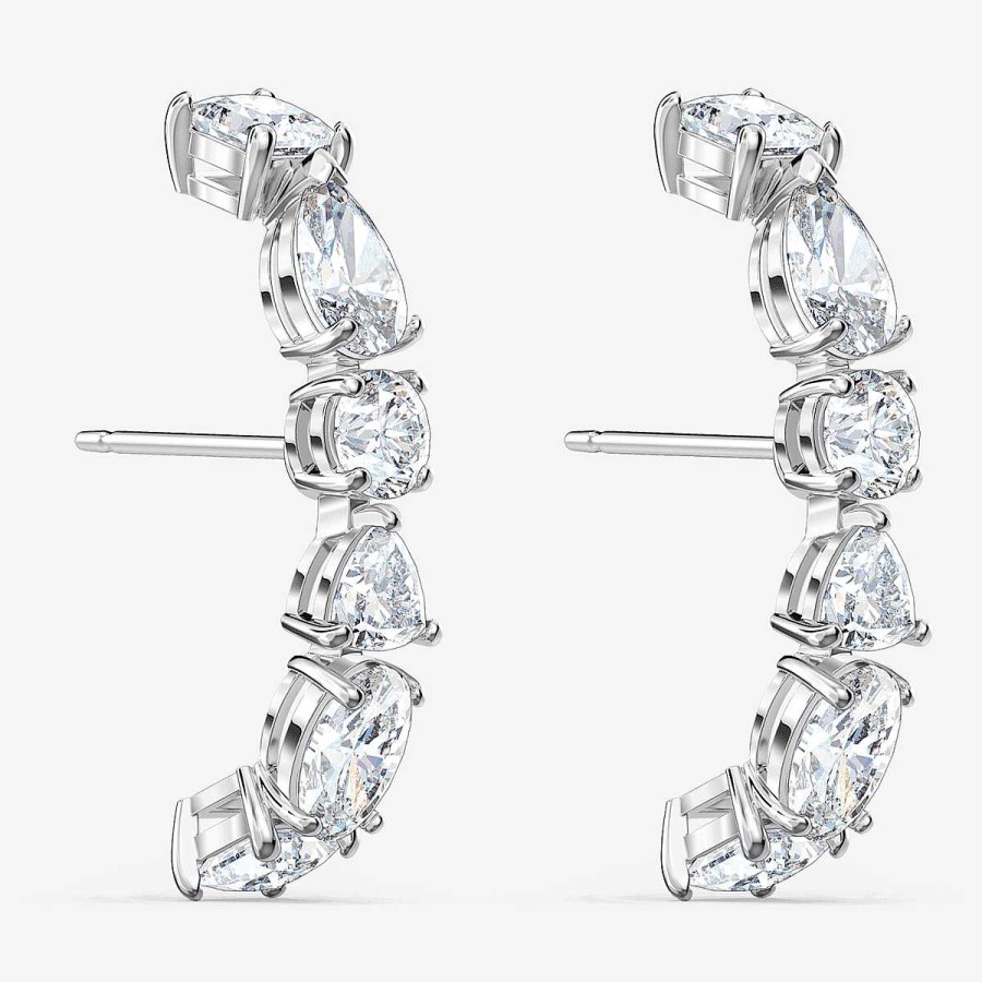 Joyer A Swarovski  | Pendientes Ear Cuff Tennis Deluxe Swarovski