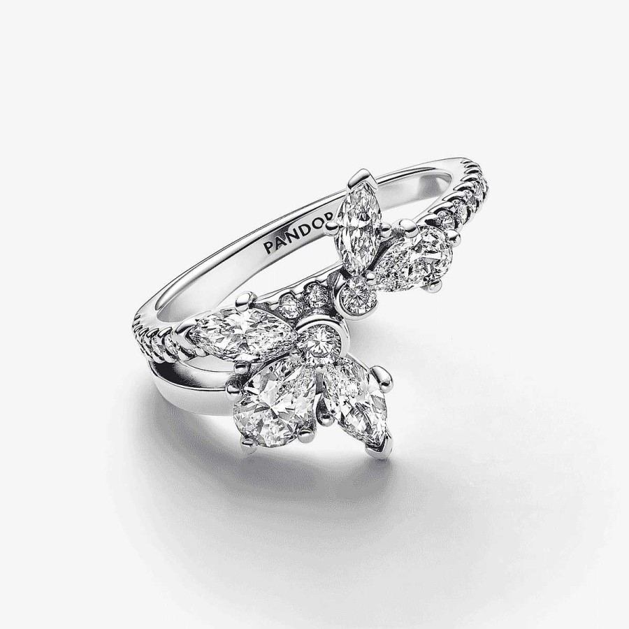 Joyer A Pandora  | Anillo Pandora Herbario Brillante Asim Trico