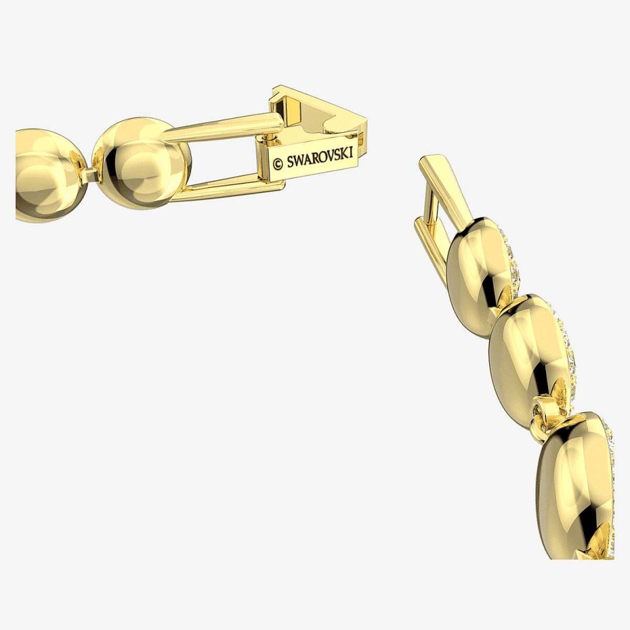 Joyer A Swarovski  | Pulsera Angelic Swarovski Chapada En Oro