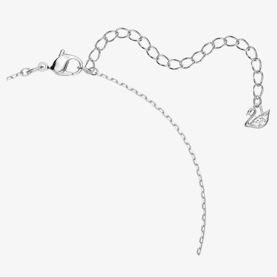 Joyer A Swarovski  | Collar Dancing Swan Swarovski Ba Ado En Rodio