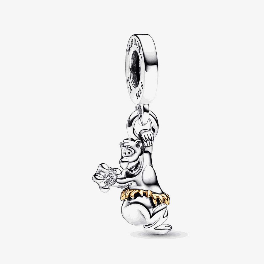 Joyer A Pandora  | Charm Colgante Pandora Baloo 100 Aniversario De Disney Con Diamante Sint Tico 0.009 Ct Tw Ghi Si1