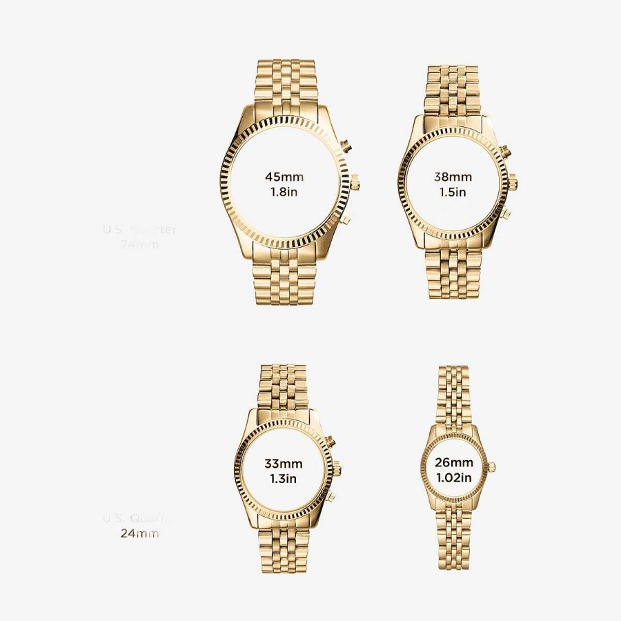 Relojes Michael Kors  | Reloj Michael Kors Camille Mini Dorado Con Incrustaciones