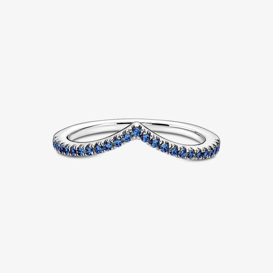 Joyer A Pandora  | Anillo Pandora Deseo Reluciente Azul