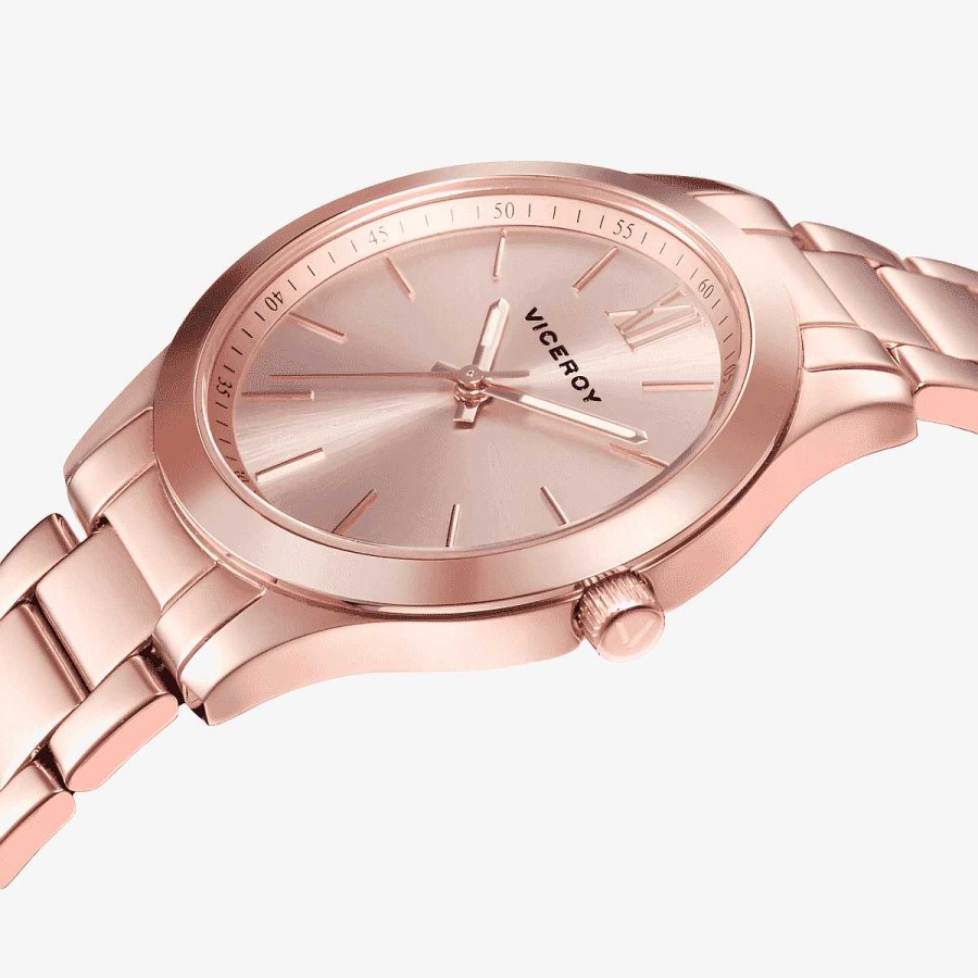Relojes Viceroy  | Reloj Viceroy Chic, Brazalete Acero Oro Rosa, Esfera Oro Rosa