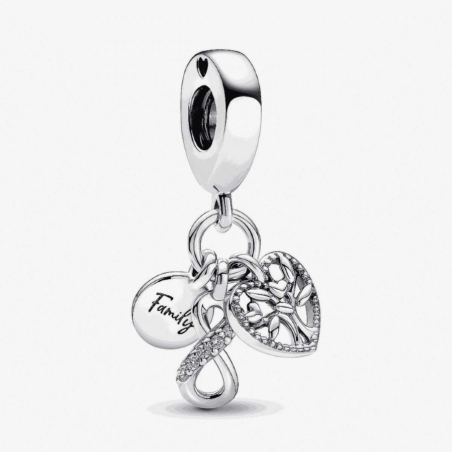 Joyer A Pandora  | Charm Colgante Pandora Triple Infinito Familia