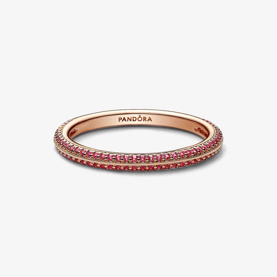 Joyer A Pandora  | Anillo Rojo En Pav Pandora Me