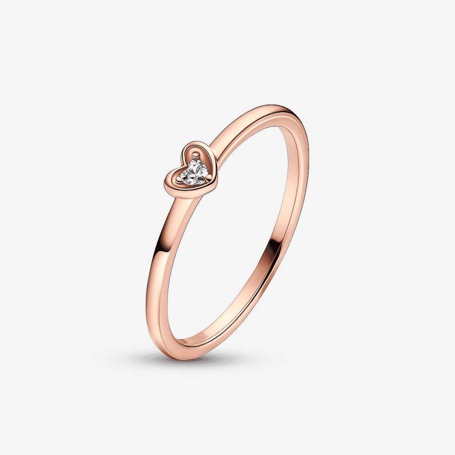 Joyer A Pandora  | Anillo Pandora Coraz N Radiante