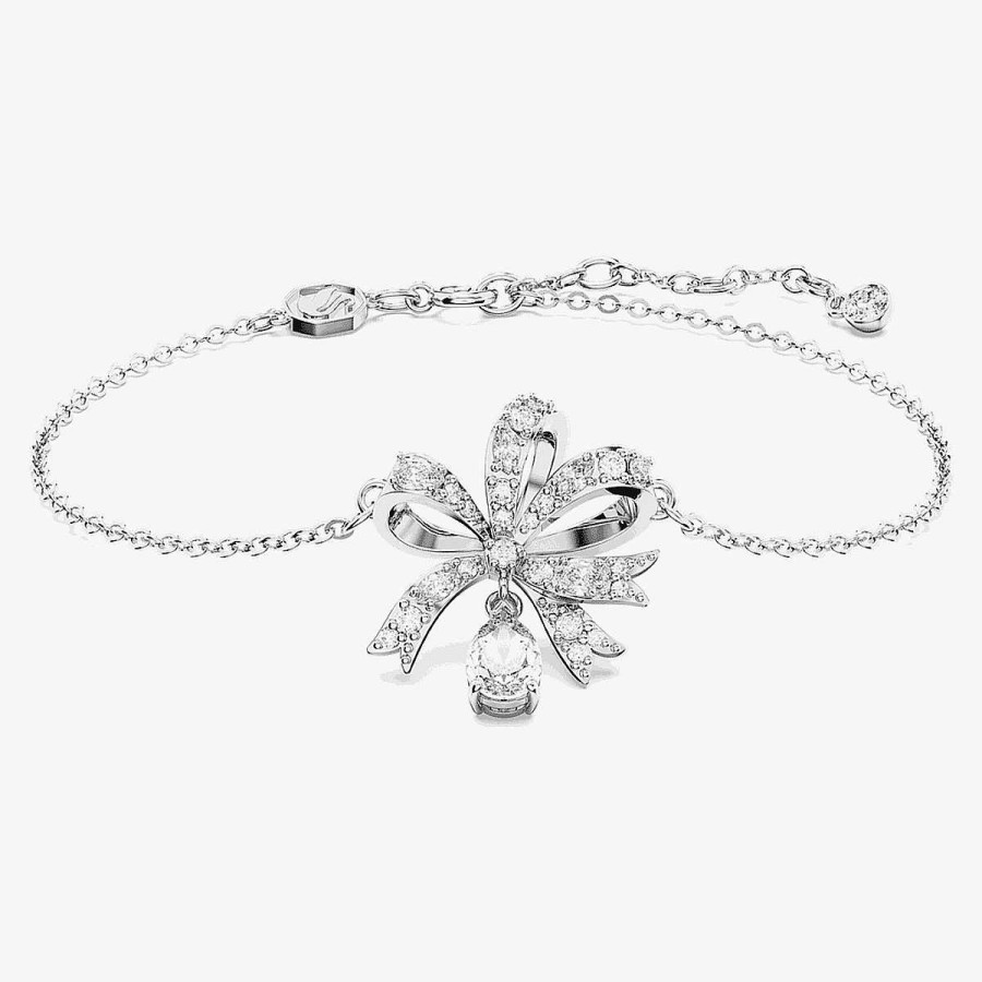 Joyer A Swarovski  | Pulsera Volta Swarovski Ba Ada En Rodio