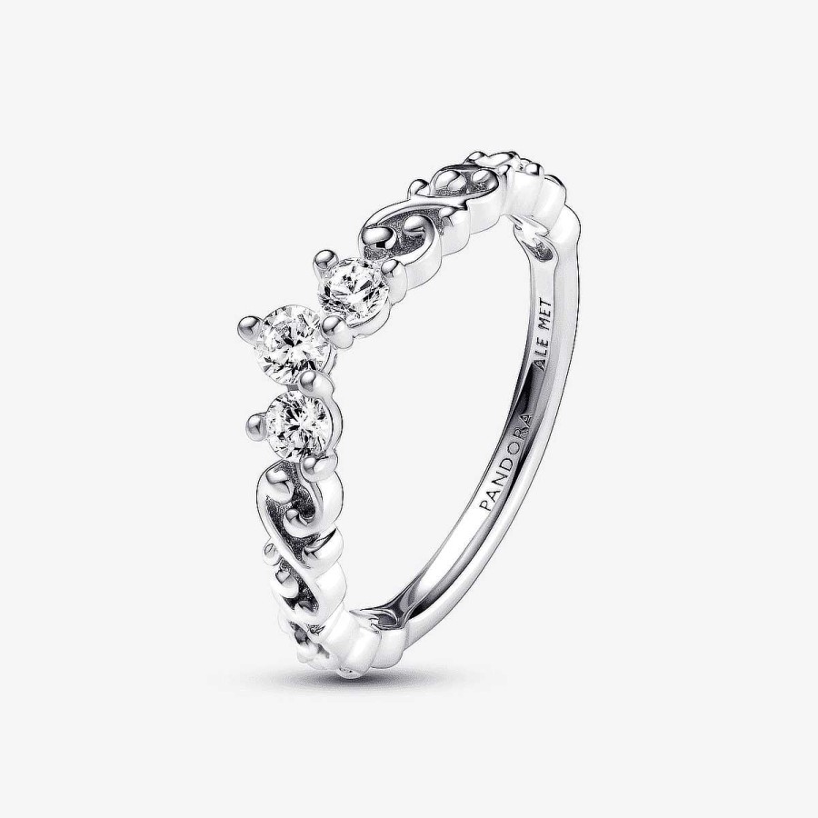 Joyer A Pandora  | Anillo Pandora Tiara Real Remolino