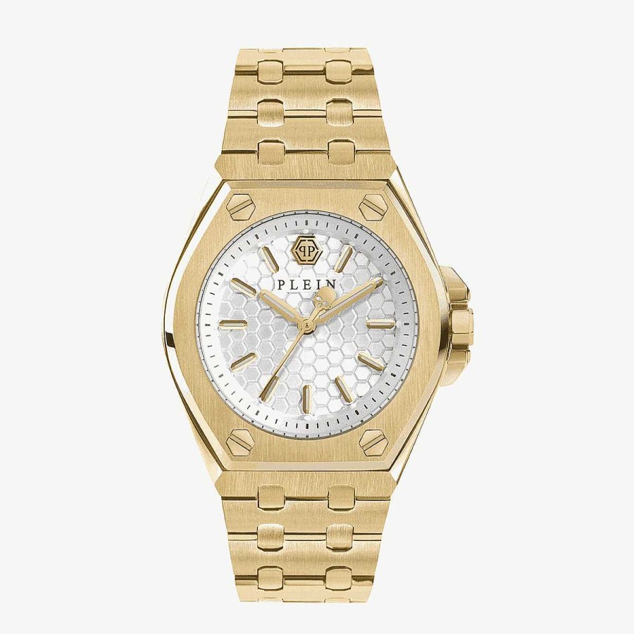 Relojes Philipp Plein  | Reloj Philipp Plein Plein Extreme Lady Brazalete Acero Dorado