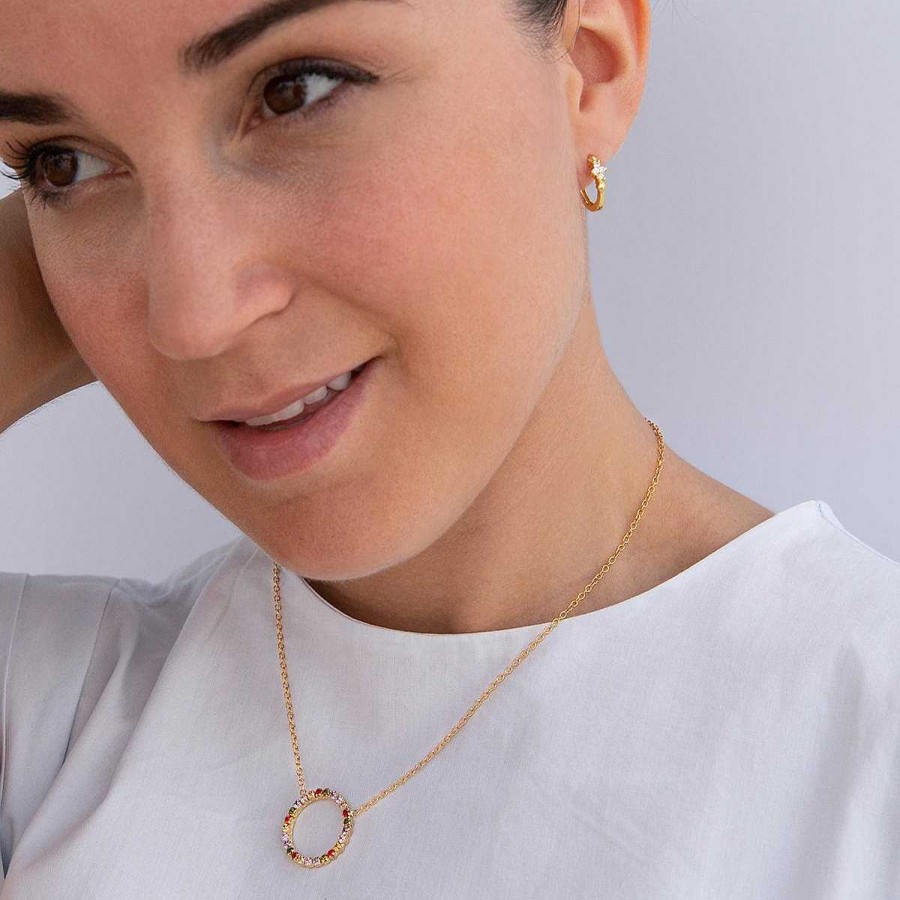 Joyer A B&U  | Collar De Plata Ba O Oro Color Circle