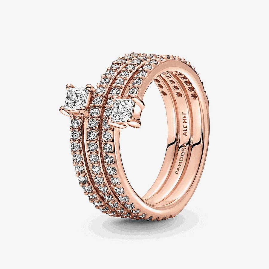 Joyer A Pandora  | Anillo Pandora Triple Espiral