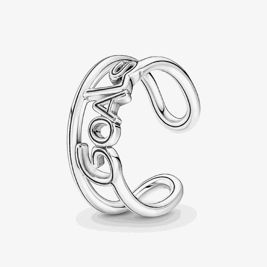 Joyer A Pandora  | Anillo Goals Abierto Pandora Me
