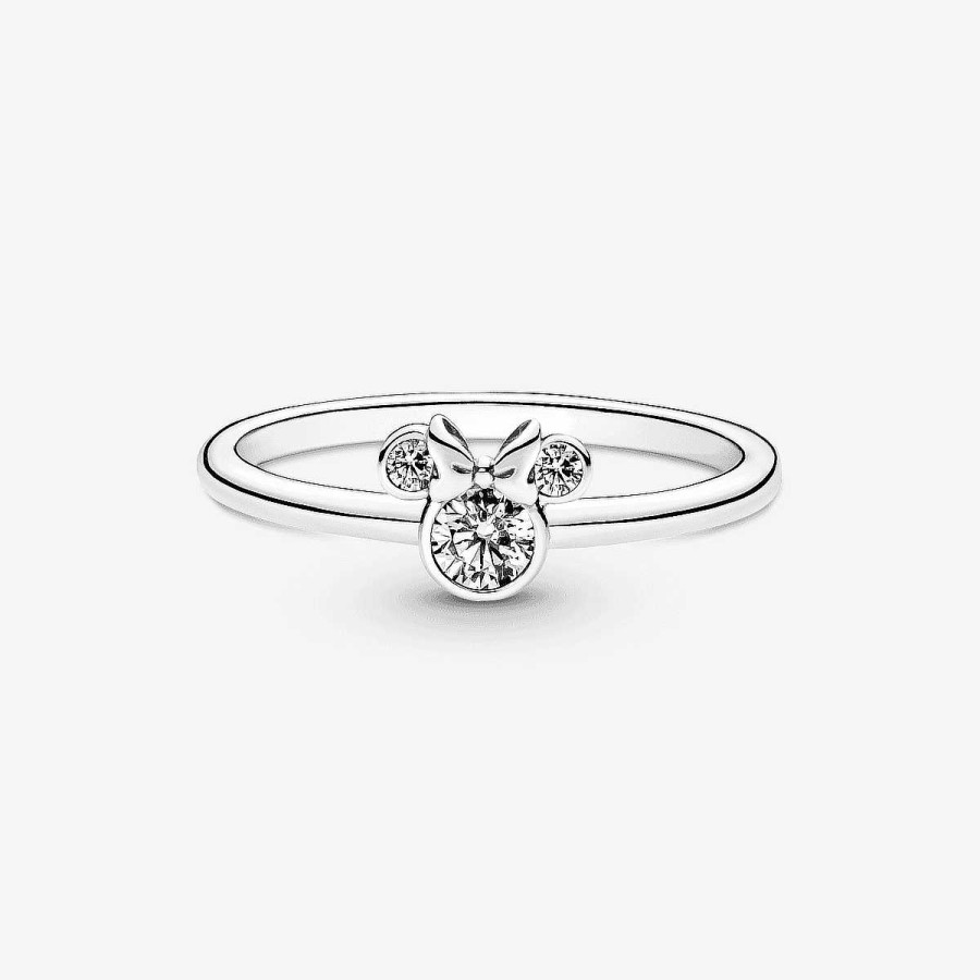 Joyer A Pandora  | Anillo Pandora Cabeza Brillante Minnie Mouse De Disney