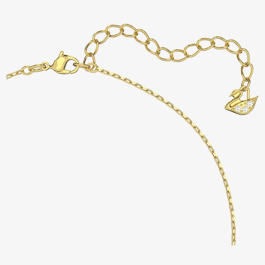 Joyer A Swarovski  | Collar Millenia Amarillo Swarovski Chapado En Oro