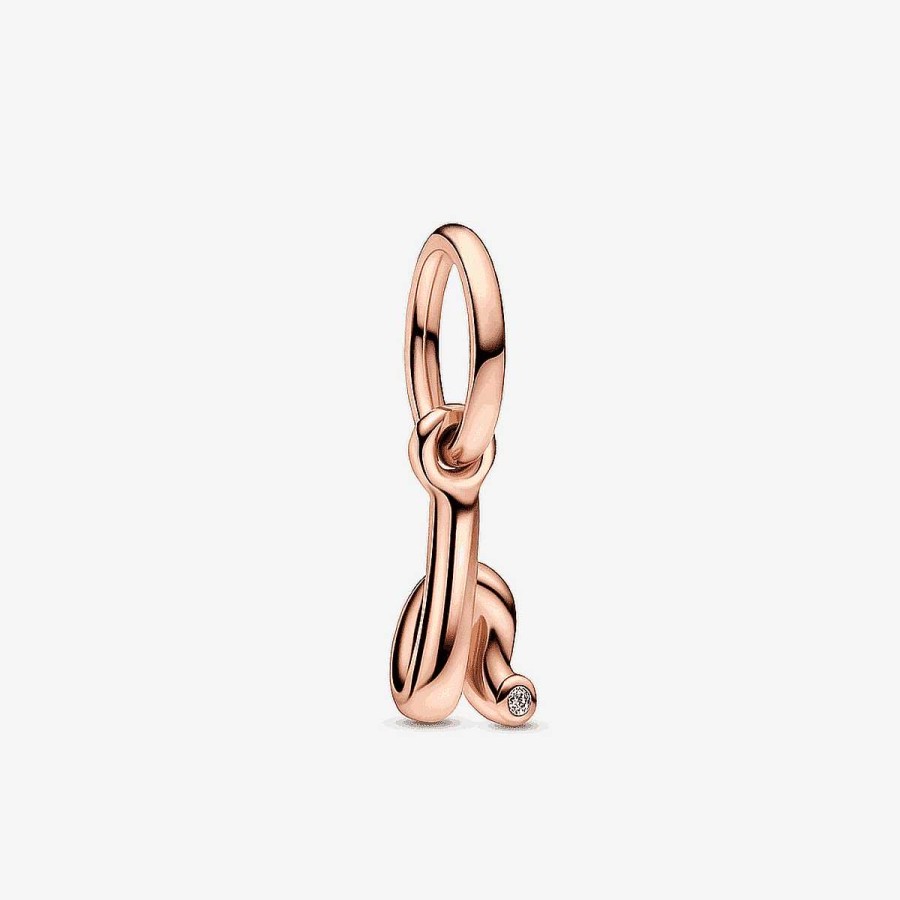 Joyer A Pandora  | Charm Colgante Pandora Letra Min Scula H Del Alfabeto