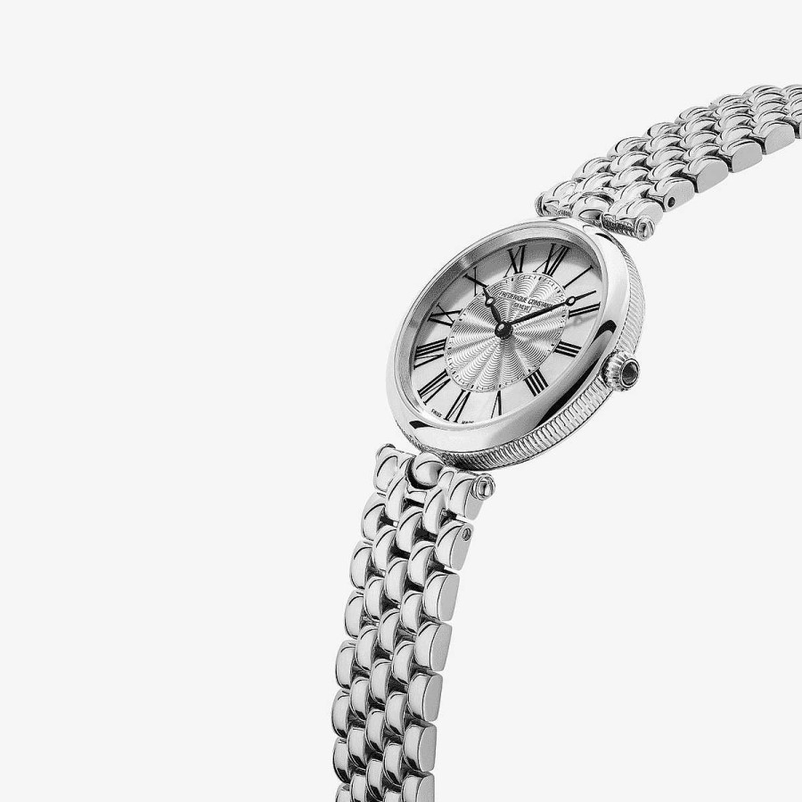 Relojes Frederique Constant  | Reloj Frederique Constant Art Deco Round Brazalete Acero Plateado