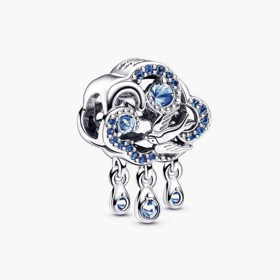 Joyer A Pandora  | Charm Pandora Nube Y Golondrina