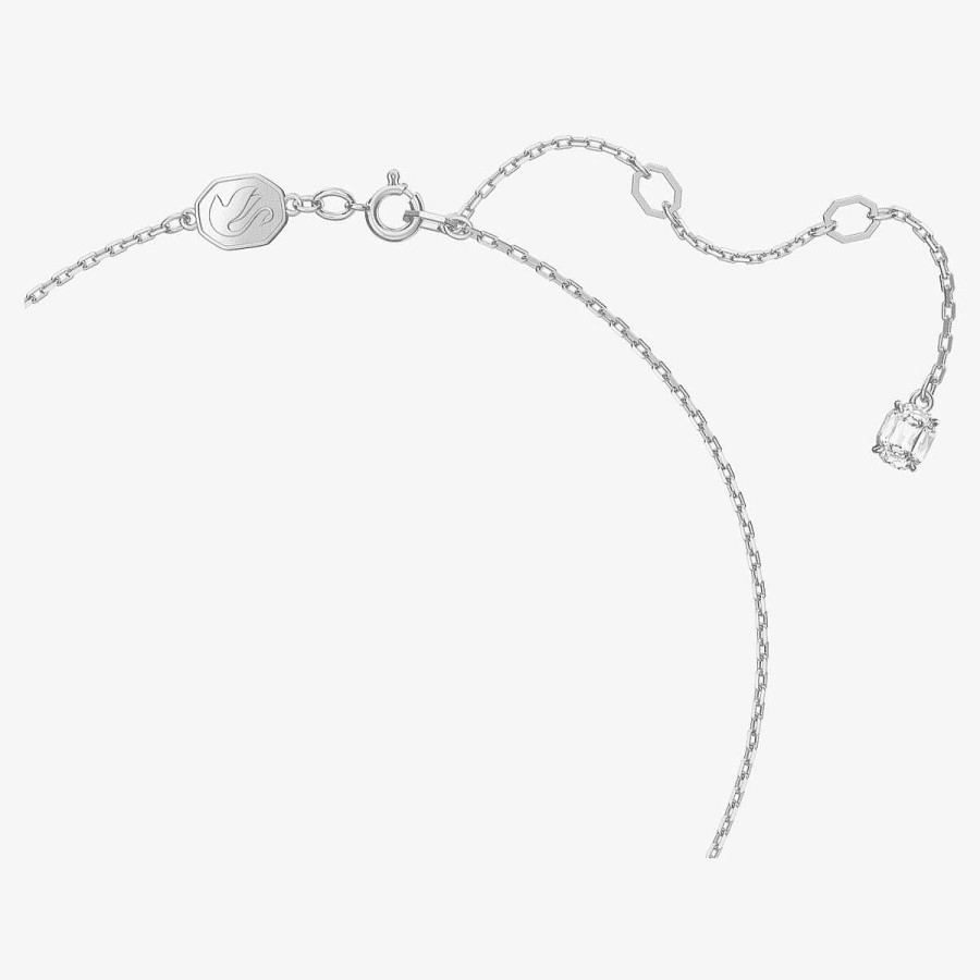 Joyer A Swarovski  | Colgante Constella Swarovski Ba Ado En Rodio Con Halo