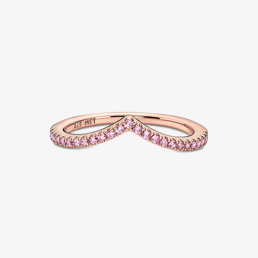Joyer A Pandora  | Anillo Pandora Deseo Reluciente Rosa