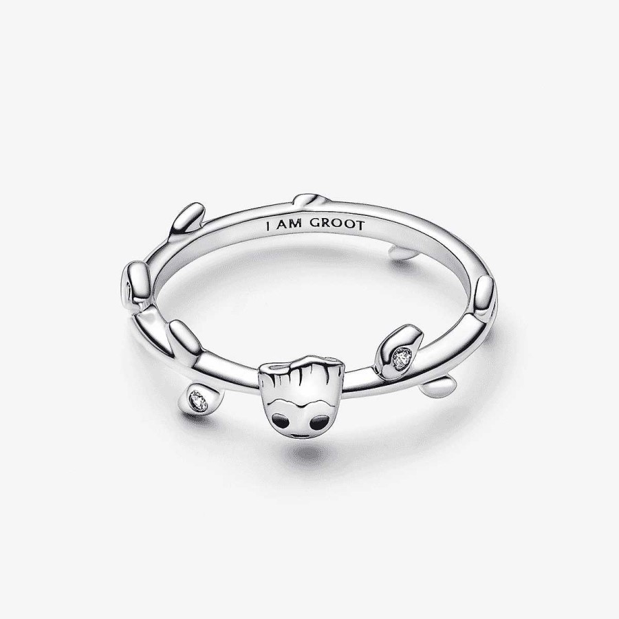 Joyer A Pandora  | Anillo Pandora Hojas Baby Groot Guardianes De La Galaxia De Marvel