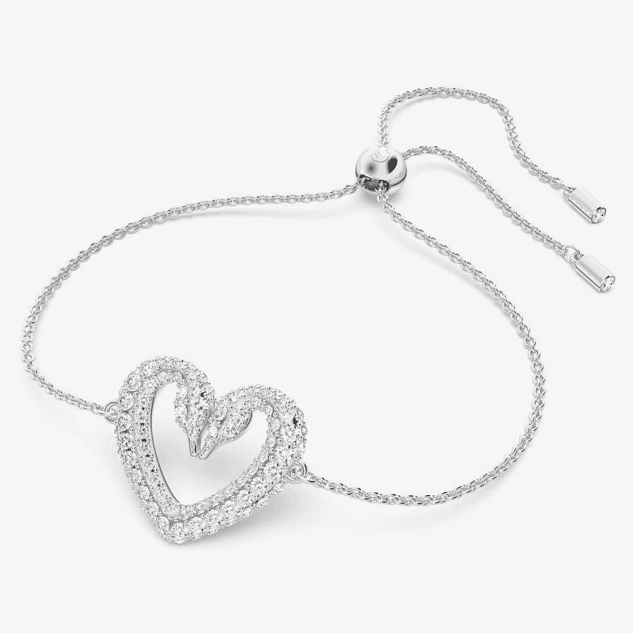 Joyer A Swarovski  | Pulsera Una Swarovski Ba Ada En Rodio