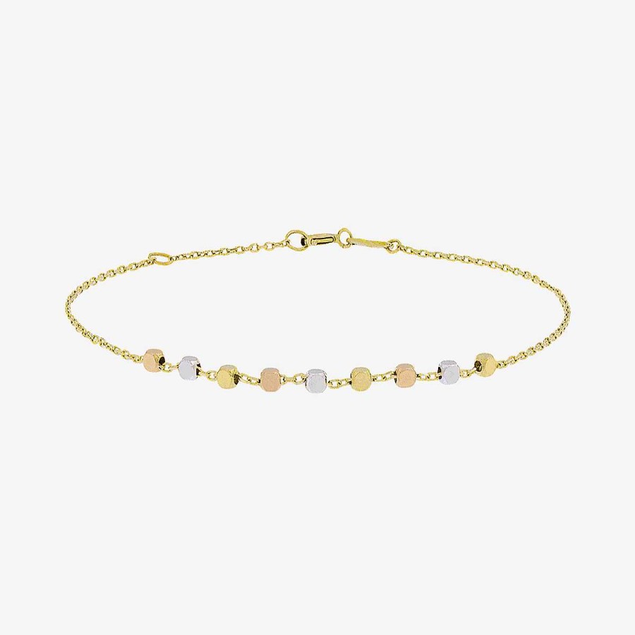 Joyer A Castejón  | Pulsera Tricolor Cubos