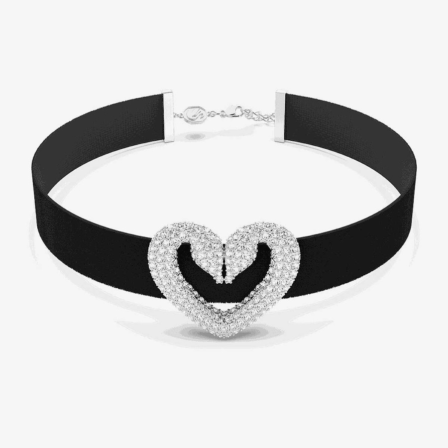 Joyer A Swarovski  | Gargantilla Una Swarovski Ba Ada En Rodio