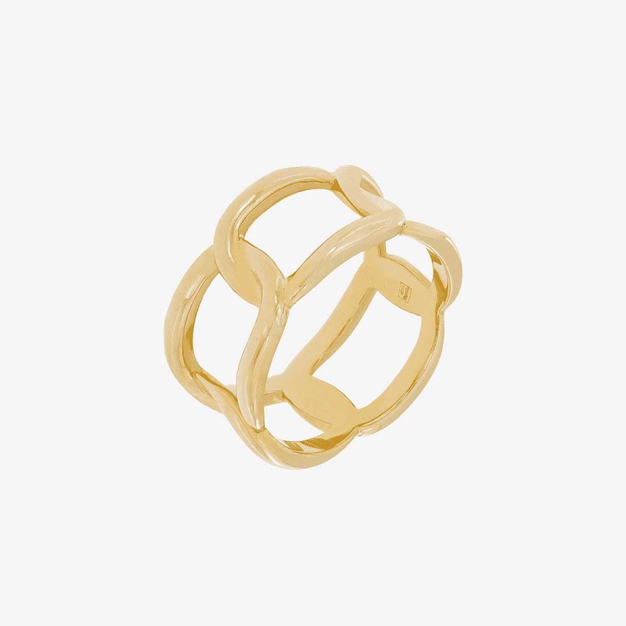 Joyer A B&U  | Anillo De Plata Ba O Oro Shackle