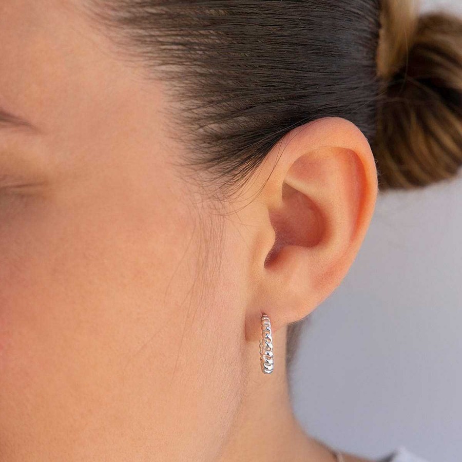 Joyer A B&U  | Aros De Plata Chain